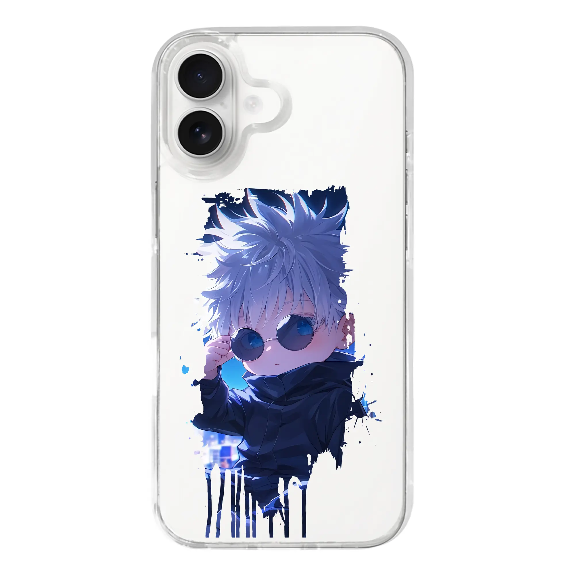 呪術廻戦 グッズ,五条 悟 - iPhone 17シリーズ 透明スマホケース – 薄型・耐衝撃・精密フィット保護カバー